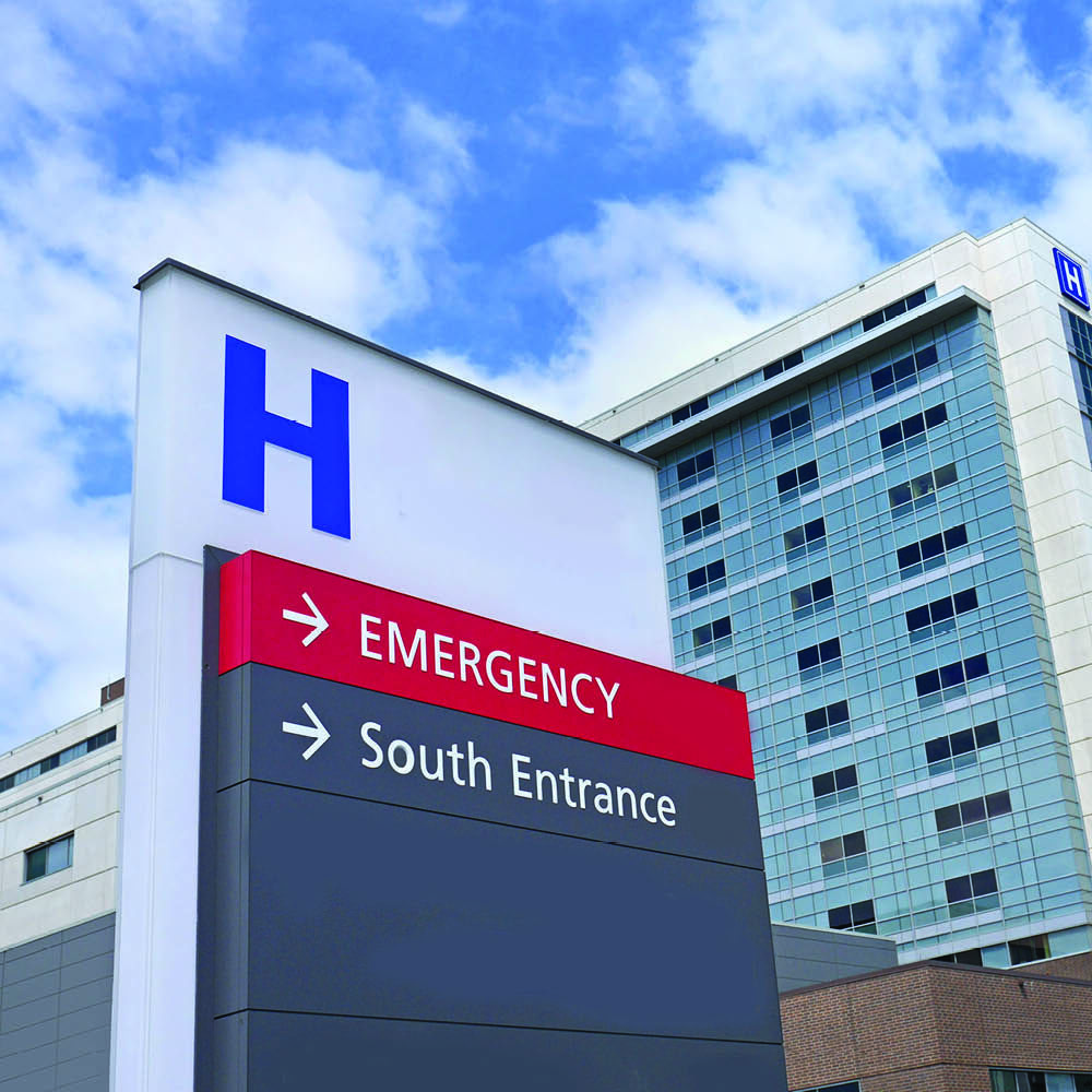 Hospital entrance
